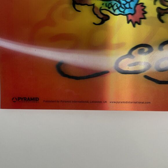 Ed Hardy Love Kills Slowly Lenticular Vintage Original Poster 2009 RARE - Picture 5 of 5